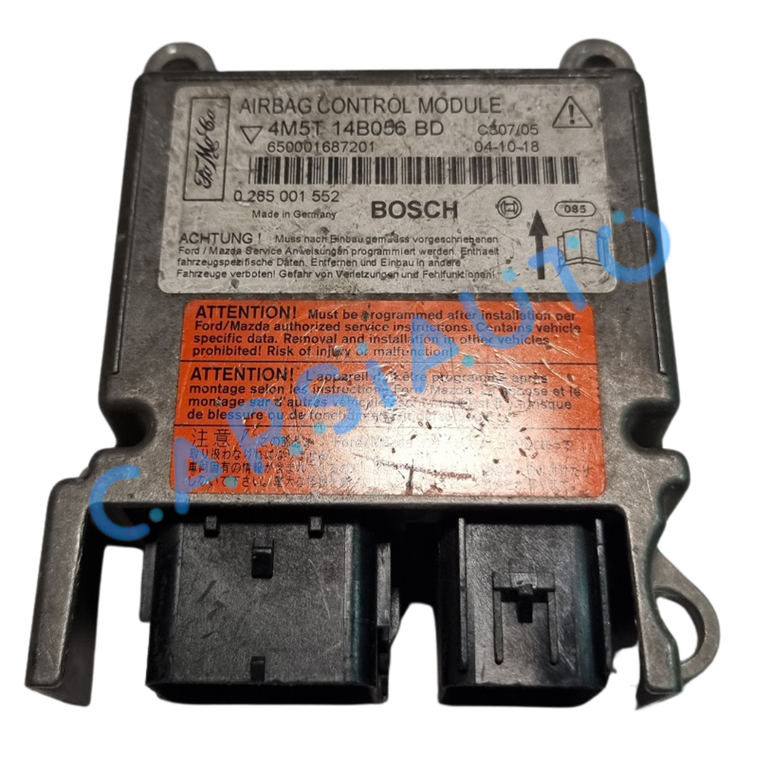 Reparación centralitas Airbag 4M5T14B056BD - 0285001552 Ford Focus Berlina - carsiauto
