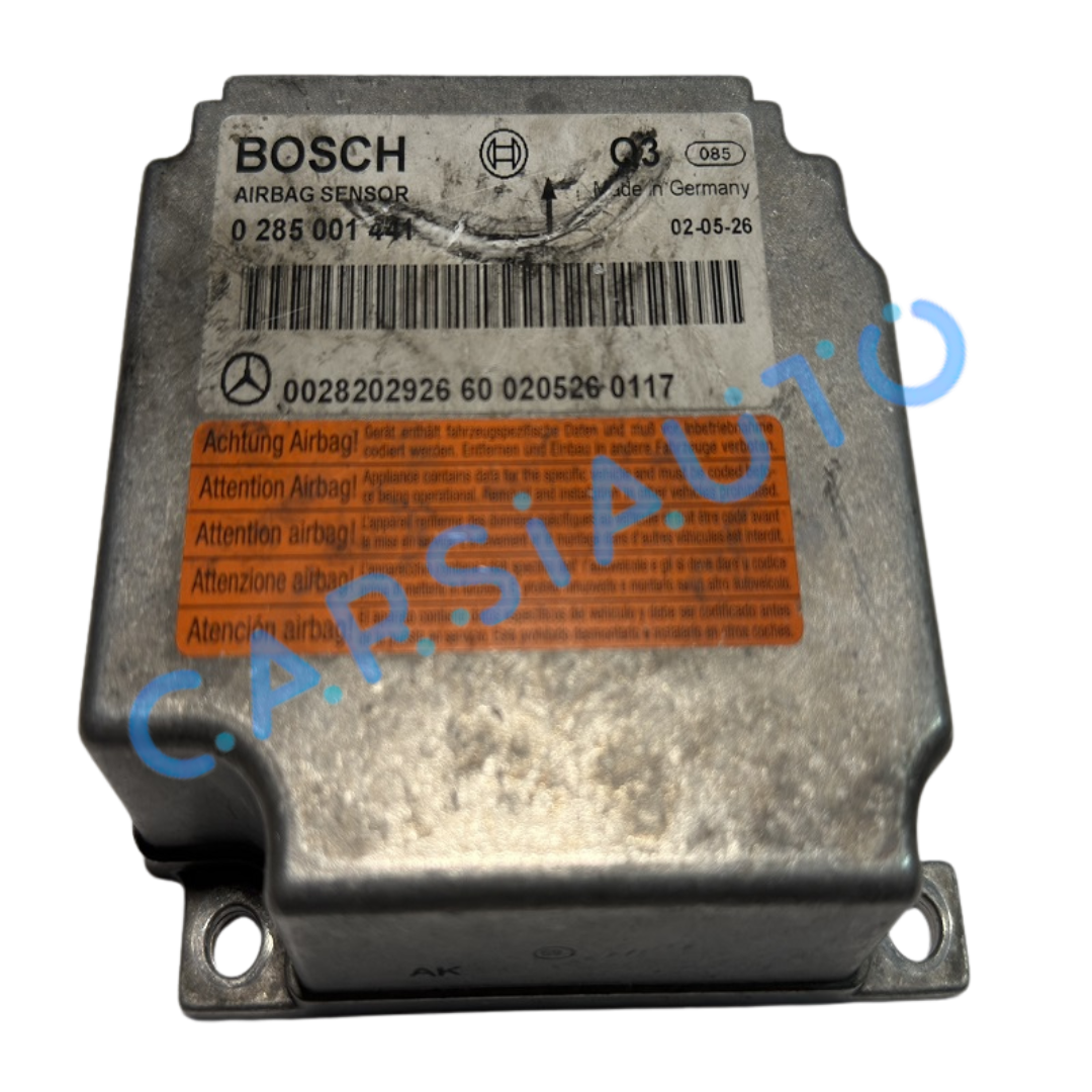 Reparación centralitas Airbag 0285001441 0028202926600205260117 mercedes clase e w211 berlina - carsiauto