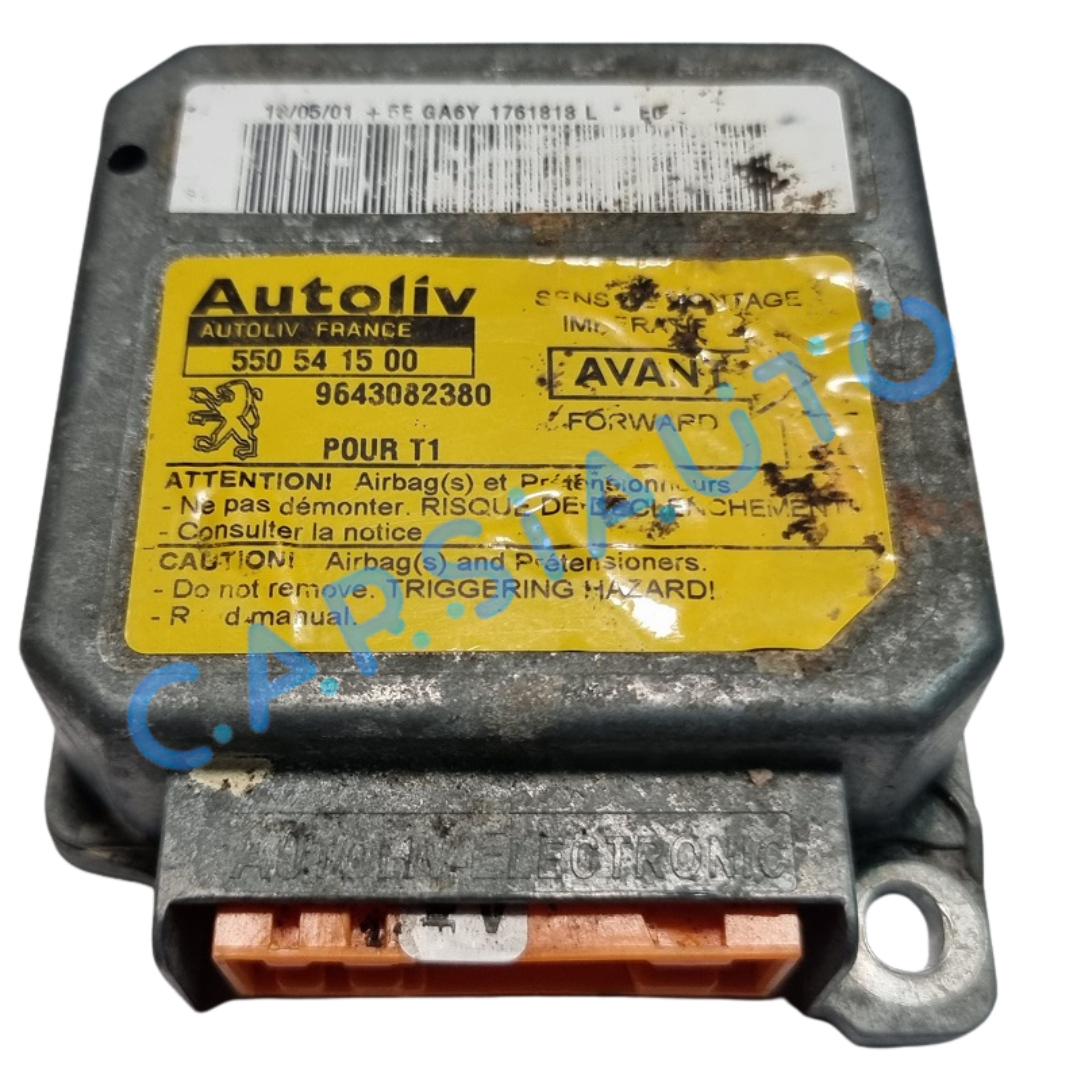 Reparación centralitas Airbag 550541500 9643082380 Peugeot 206 - carsiauto (1)
