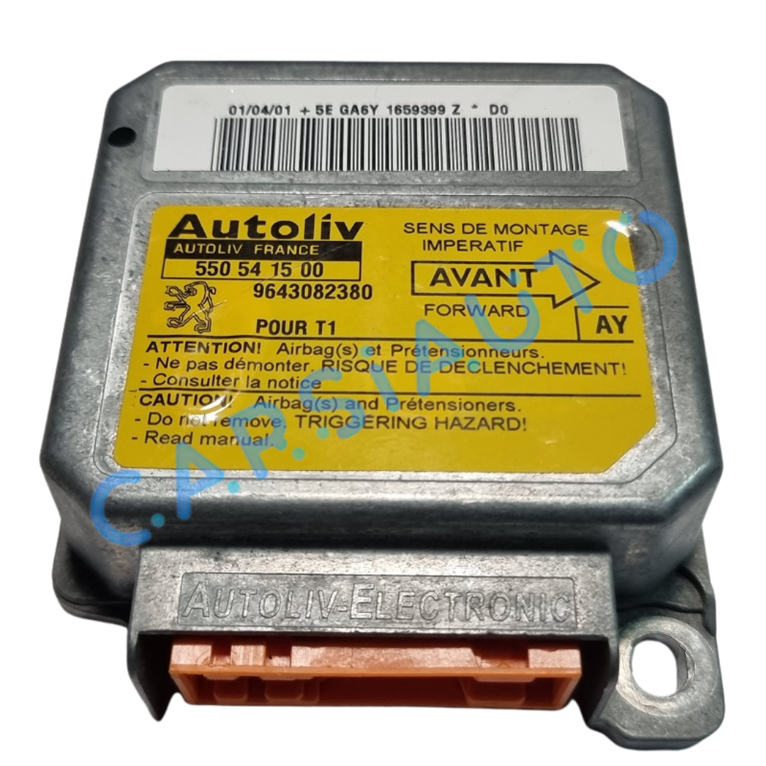 Reparación centralitas Airbag 550541500 9643082380 Peugeot 206 - carsiauto