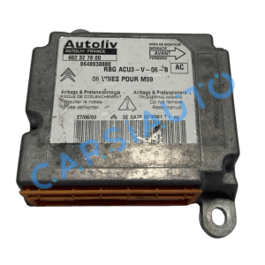 Reparación centralitas Airbag 602327600 9648938880 Peugeot Partner, Citroen Berlingo - carsiauto