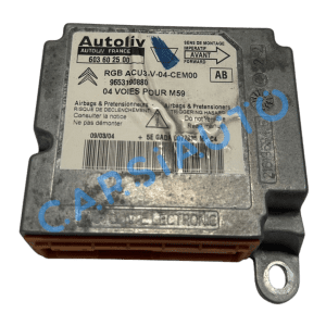 Reparación centralitas Airbag 603602500 9653190880 Citroen Berlingo - carsiauto