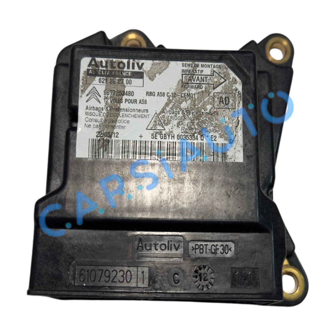 Reparación centralitas Airbag 621282700 9677253480 Citroen C3, C2 Picasso 2012 - carsiauto
